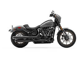 Moto Harley Dvidson Modelo Low Rider S na cor cinza